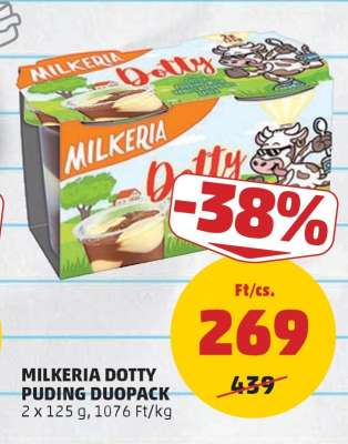 Milkeria Dotty Puding Duopack