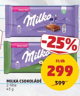 MILKA Csokoládé*