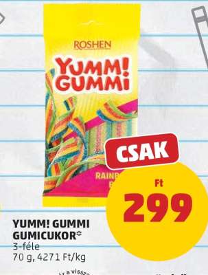 YUMM! GUMMI GUMICUKOR