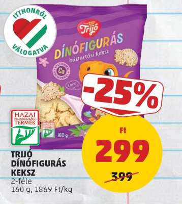 TRIJÓ DÍNÓFIGURÁS KEKSZ