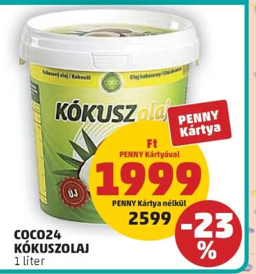COCO24 Kókuszolaj