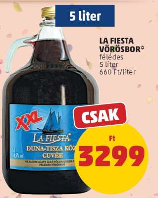 LA FIESTA VÖRÖSBOR
