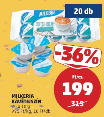 MILKERIA KÁVÉTEJSZÍN