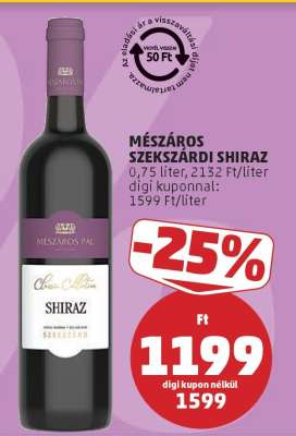 MÉSZÁROS SZEKSZÁRDI SHIRAZ