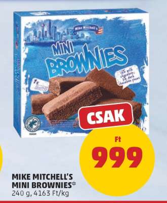 MIKE MITCHELL’S MINI BROWNIES
