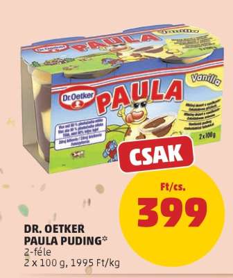 Dr. Oetker Paula Puding