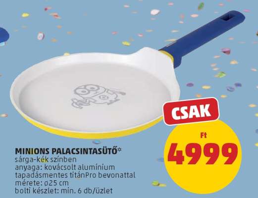MINIONS PALACSINTASÜTŐ
