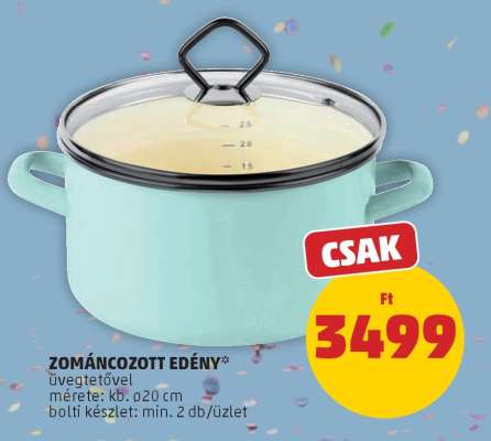 Zománcozott edény
