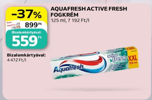 AQUAFRESH ACTIVE FRESH FOGKRÉM