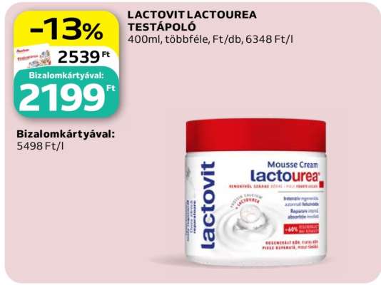 Lactovit Lactourea Testápoló