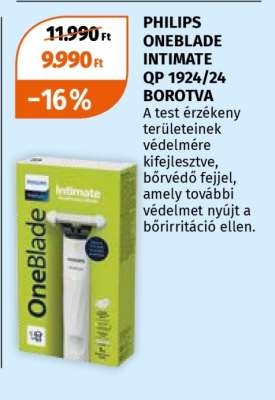 PHILIPS ONEBLADE INTIMATE QP 1924/24 BOROTVA