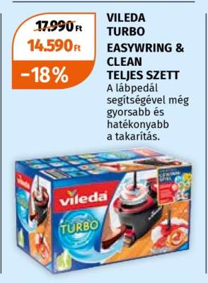 VILEDA TURBO EASYWRING & CLEAN TELJES SZETT