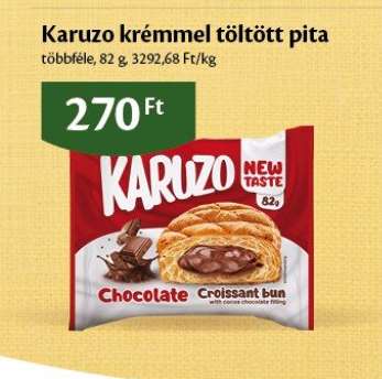 Karuzo krémmel töltött pita