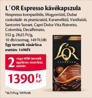 L'OR Espresso kávékapszula