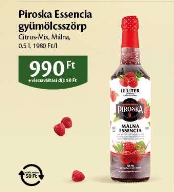 PIROSKA ESSENCIA GYÜMÖLCSSZÖRP