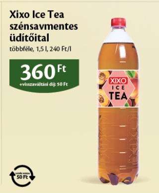 Xixo Ice Tea szénsavmentes üdítőital