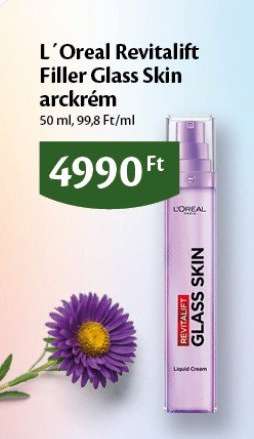 L´Oreal Revitalift Filler Glass Skin arckrém