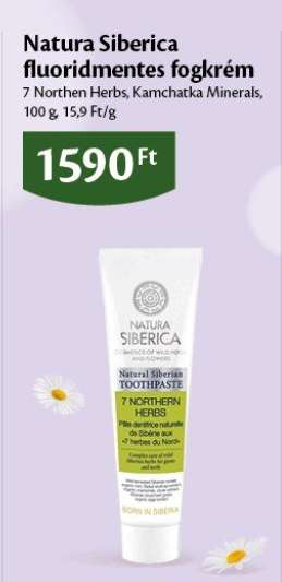 Natura Siberica fluoridmentes fogkrém