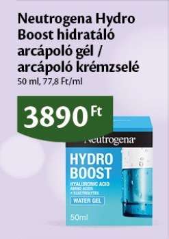Neutrogena Hydro Boost hidratáló arcpápoló gél / arcpápoló krémzselé
