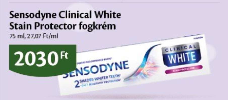 SENSODYNE Clinical White Stain Protector fogkrém