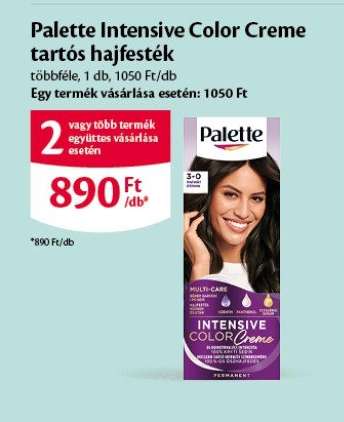 PALETTE INTENSIVE COLOR CREME TARTÓS HAJFESTÉK