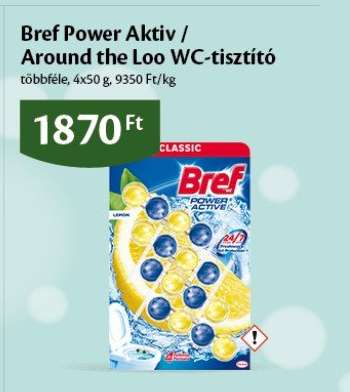 Bref Power Aktiv / Around the Loo WC-tisztító