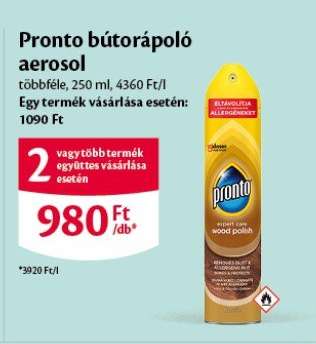 Pronto bútorápoló aerosol