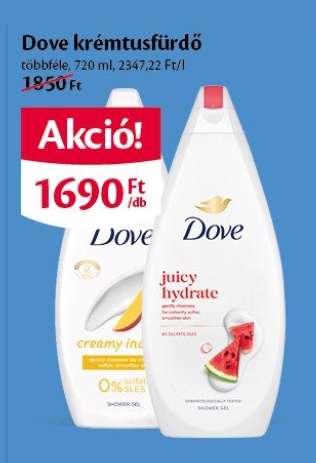 DOVE Krémtusfürdő
