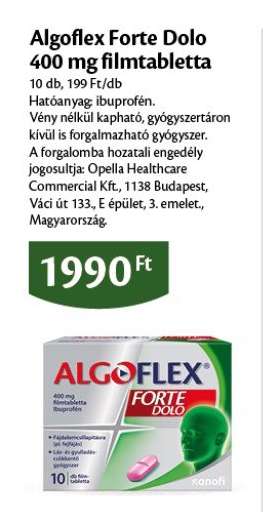 Algoflex Forte Dolo 400 mg filmtabletta