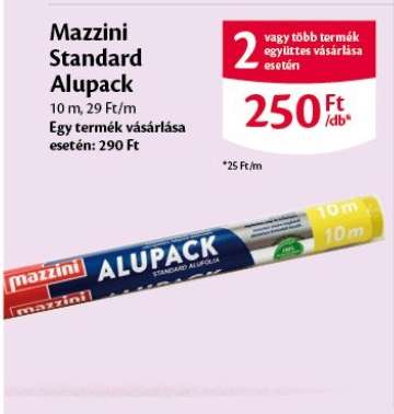 MAZZINI STANDARD ALUPACK