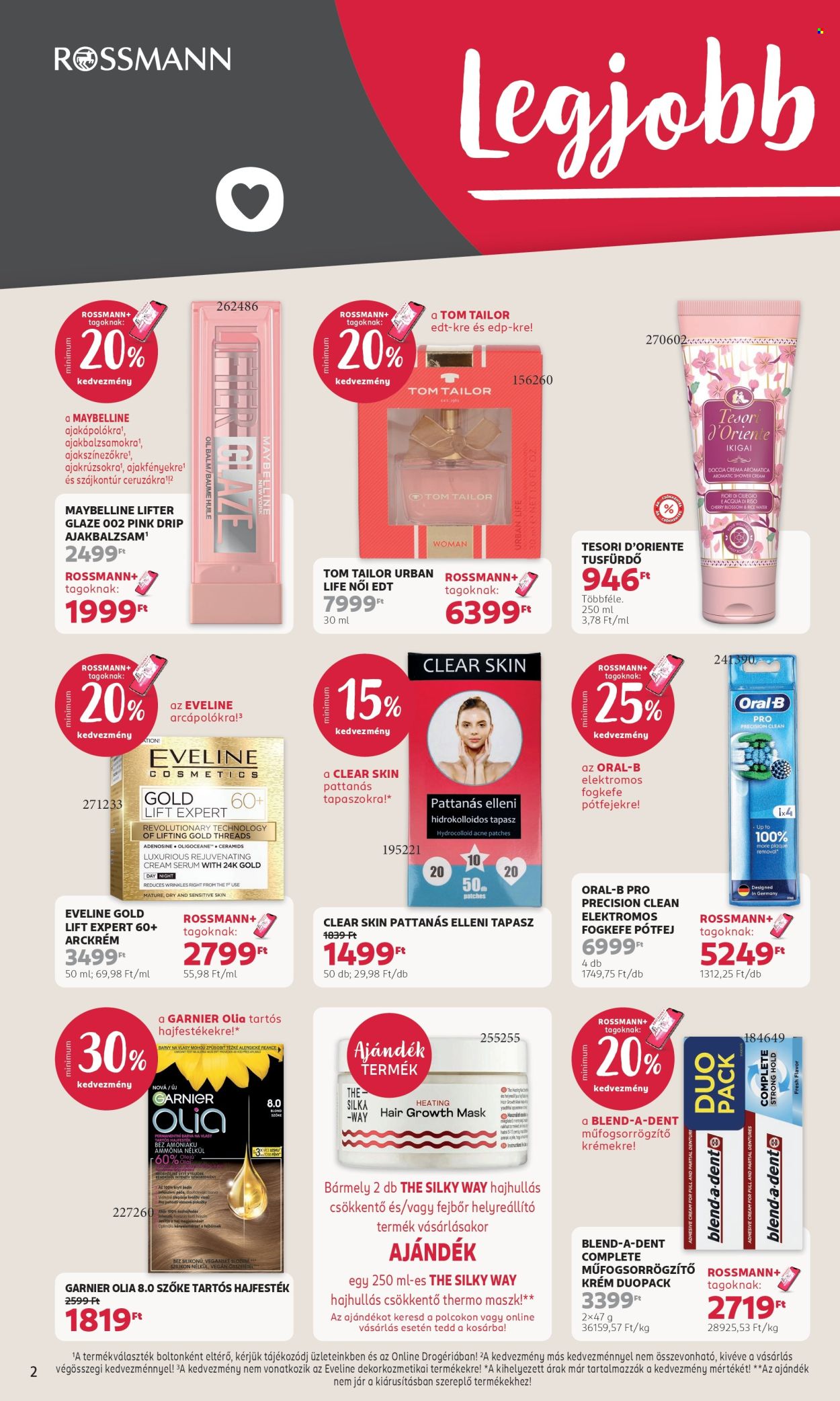 Rossmann akciós újságok - 2026.08.31 - 2026.09.04. Oldal 2