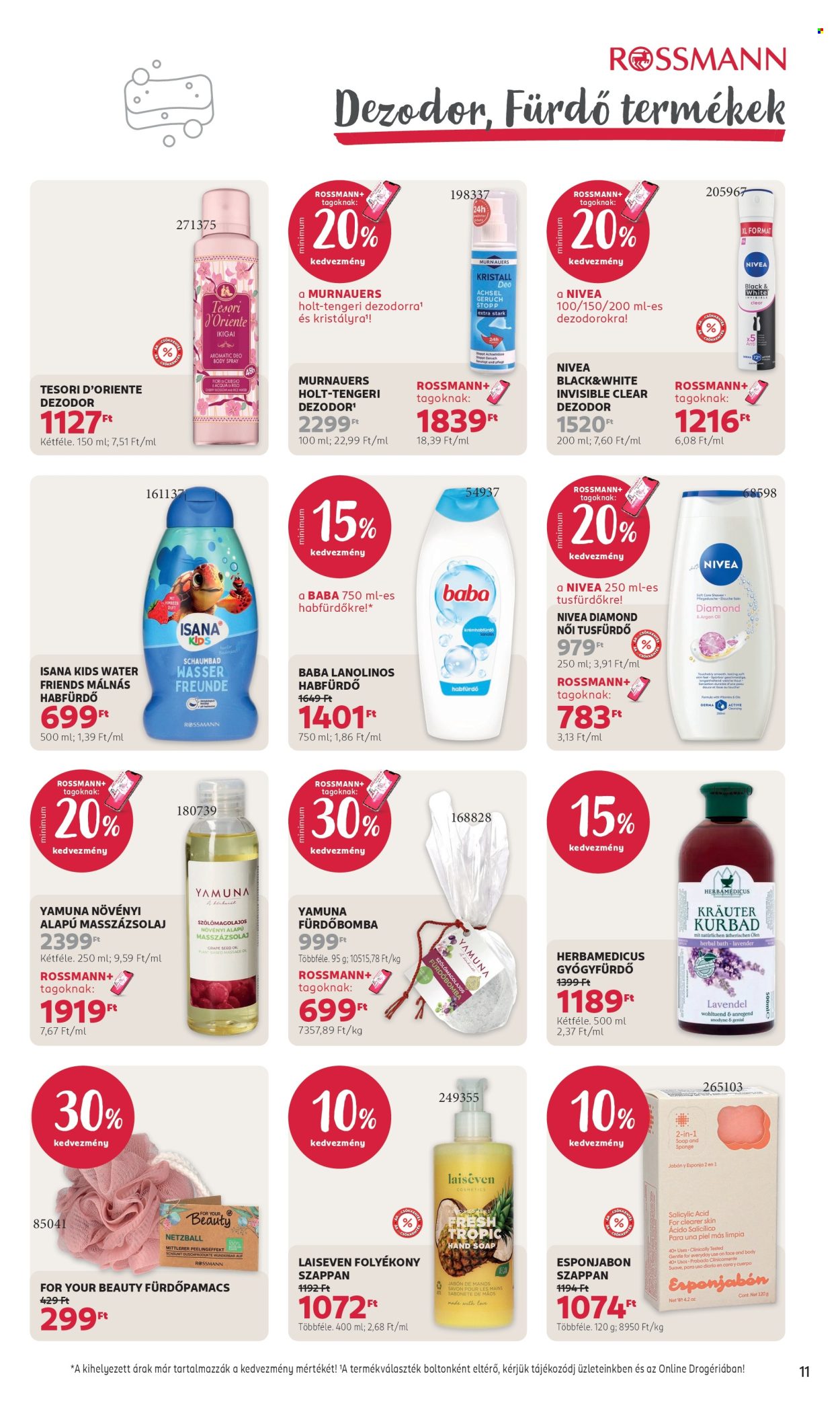 Rossmann akciós újságok - 2026.08.31 - 2026.09.04. Oldal 13