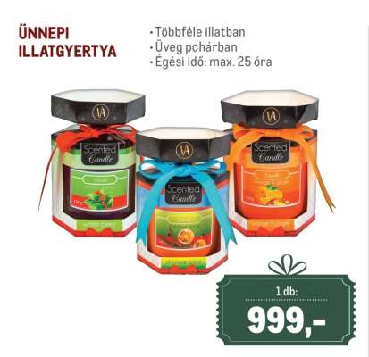 Ünnepi illatgyertya
