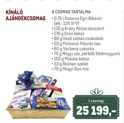 KÍNÁLÓ AJÁNDÉKCSOMAG