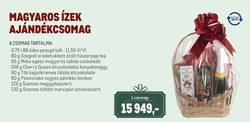 MAGYAROS ÍZEK AJÁNDÉKCSOMAG