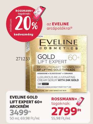 EVELINE GOLD LIFT EXPERT 60+ ARCKRÉM