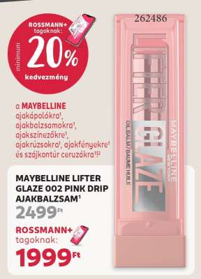MAYBELLINE LIFTER GLAZE 002 PINK DRIP AJAKBALZSAM