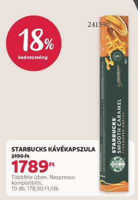 Starbucks kávékapszula