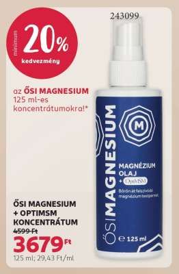 ŐSI MAGNESIUM + OPTIMSM KONCENTRÁTUM