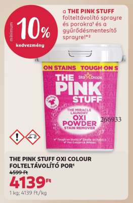 THE PINK STUFF OXI COLOUR FOLTELTÁVOLÍTÓ POR