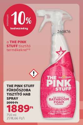 THE PINK STUFF FÜRDŐSZOBA TISZTÍTÓ HAB SPRAY