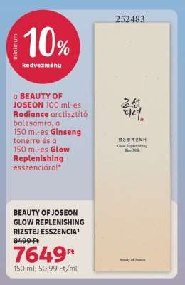 BEAUTY OF JOSEON GLOW REPLENISHING RIZSTEJ ESSZENCIA