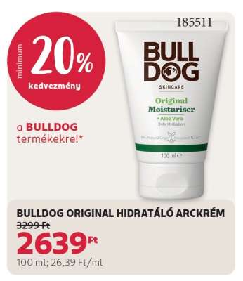 BULLDOG ORIGINAL HIDRATÁLÓ ARCKRÉM