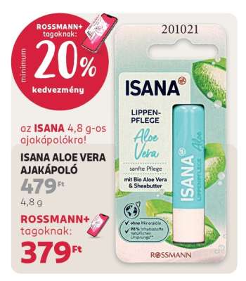 ISANA ALOE VERA AJAKÁPOLÓ
