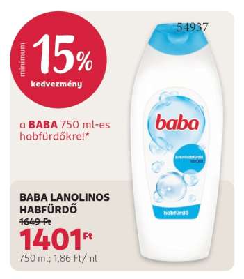 BABA LANOLINOS HABFÜRDŐ