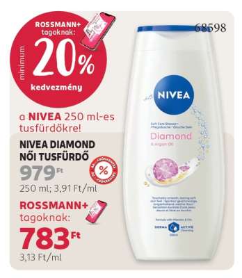 NIVEA DIAMOND NŐI TUSFÜRDŐ
