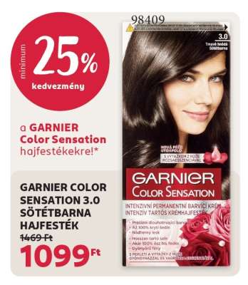 GARNIER COLOR SENSATION 3.0 SÖTÉTBARNA HAJFESTÉK