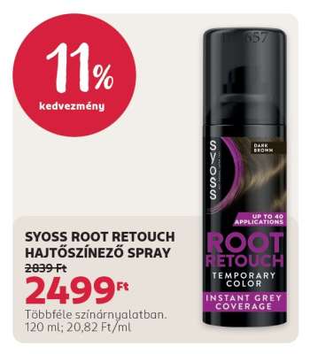 SYOSS ROOT RETOUCH HAJTŐSZÍNEZŐ SPRAY