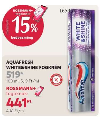 AQUAFRESH WHITE & SHINE FOGKRÉM