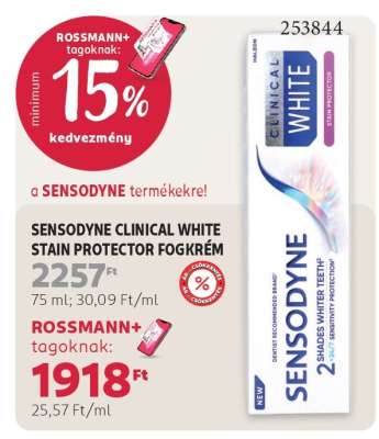 SENSODYNE Clinical White Stain Protector fogkrém